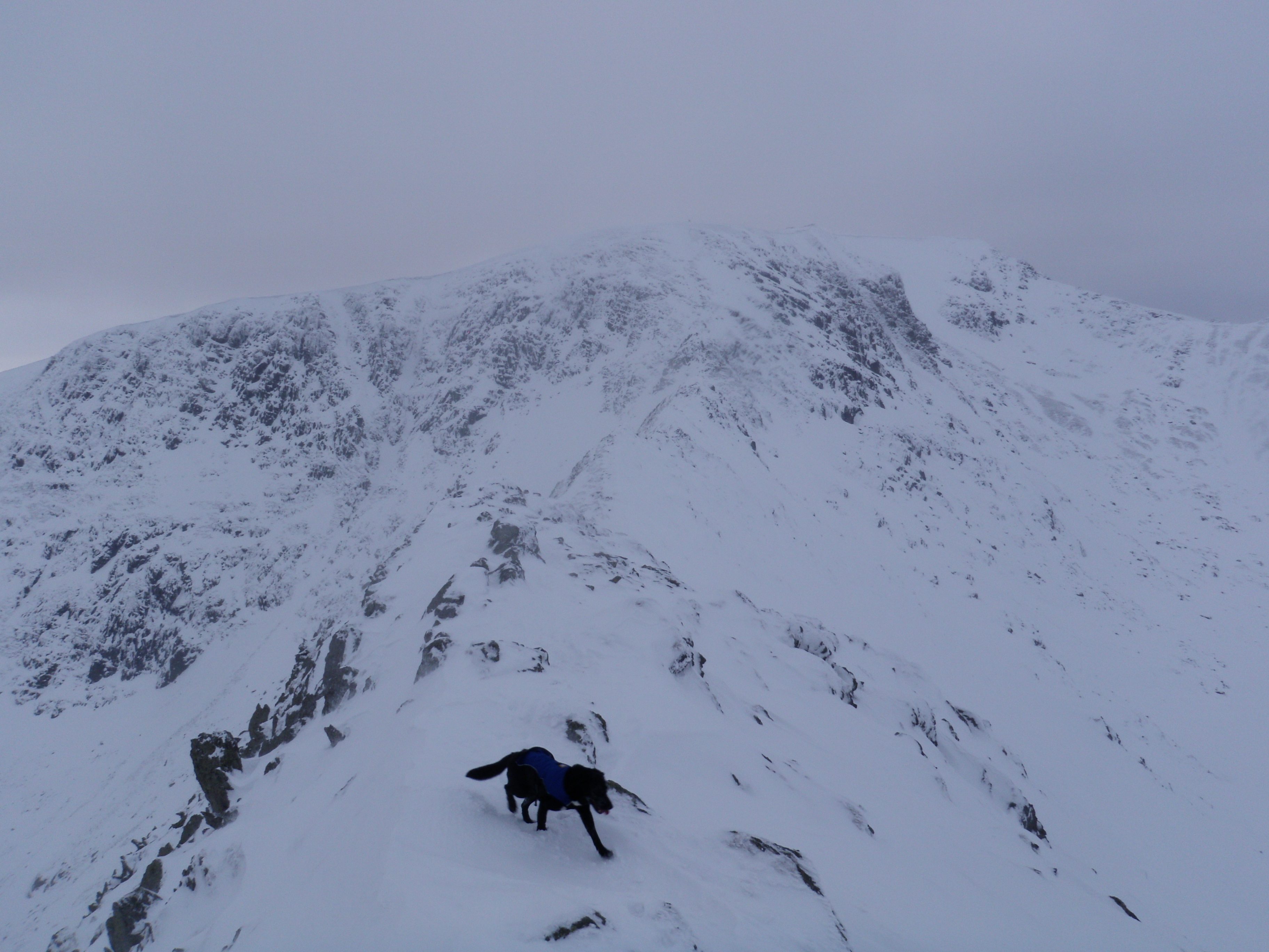 Scratch on Striding Edge, winter 2012/2013