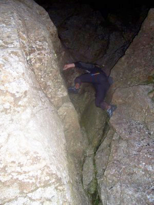 Mark Thomas soloing Murray's Route, Dow Crag - Image by Helen Jackson