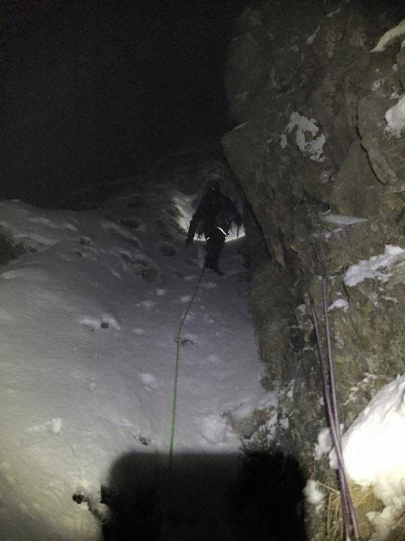 Charlie Red Screes Gully